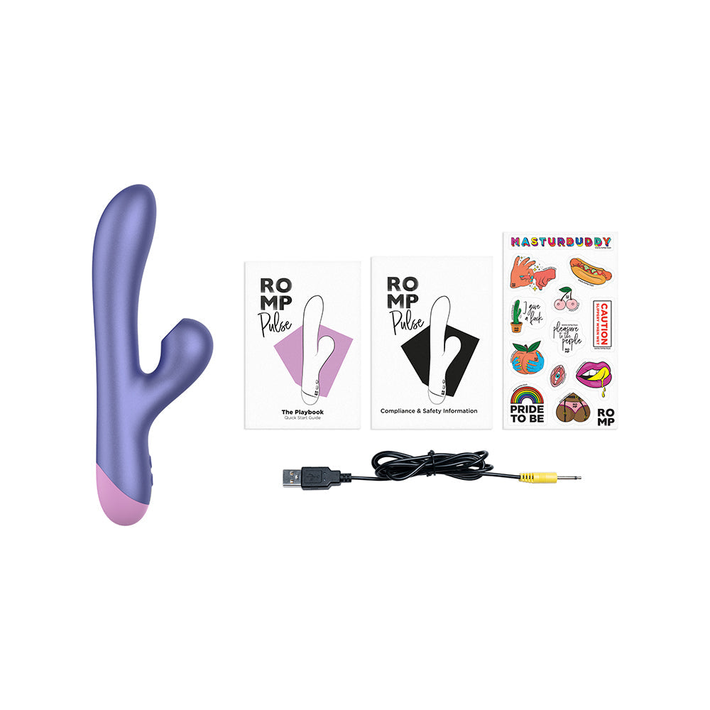 ROMP PULSE PLEASURE AIR RABBIT VIBRATOR