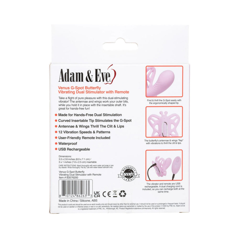 ADAM & EVE VENUS G-SPOT BUTTERFLY