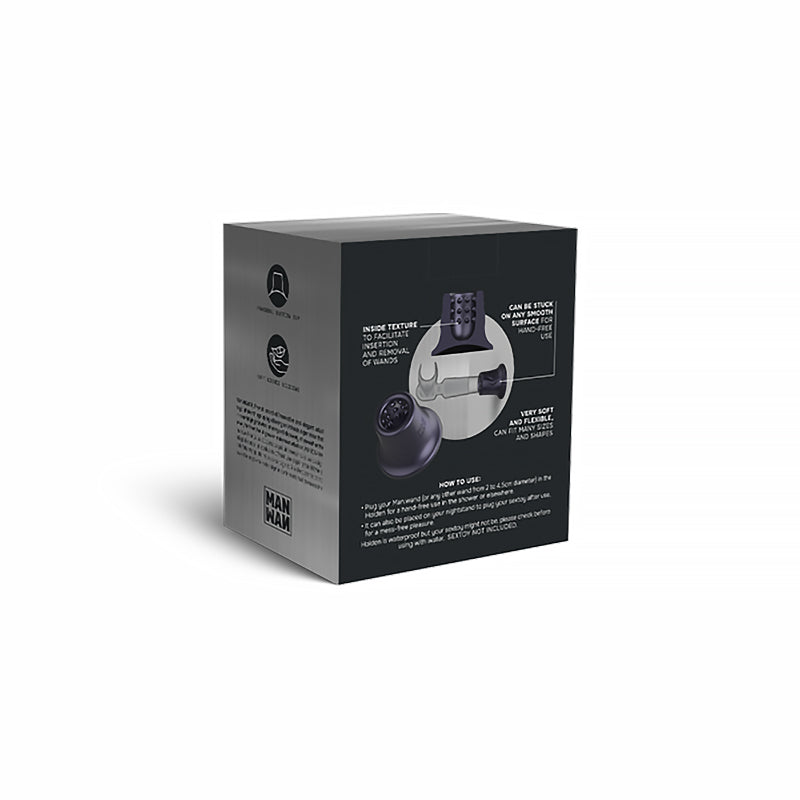 MAN WAN HOLDEN UNIVERSAL WAND HOLDER BLACK PLUM