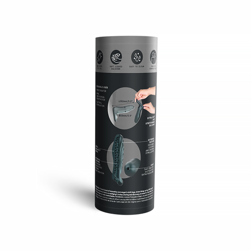 LOVELY PLANET - MAN WAN RYZER PENIS EXTENDER AND SOFT MASTURBATING SLEEVE PINE GREY