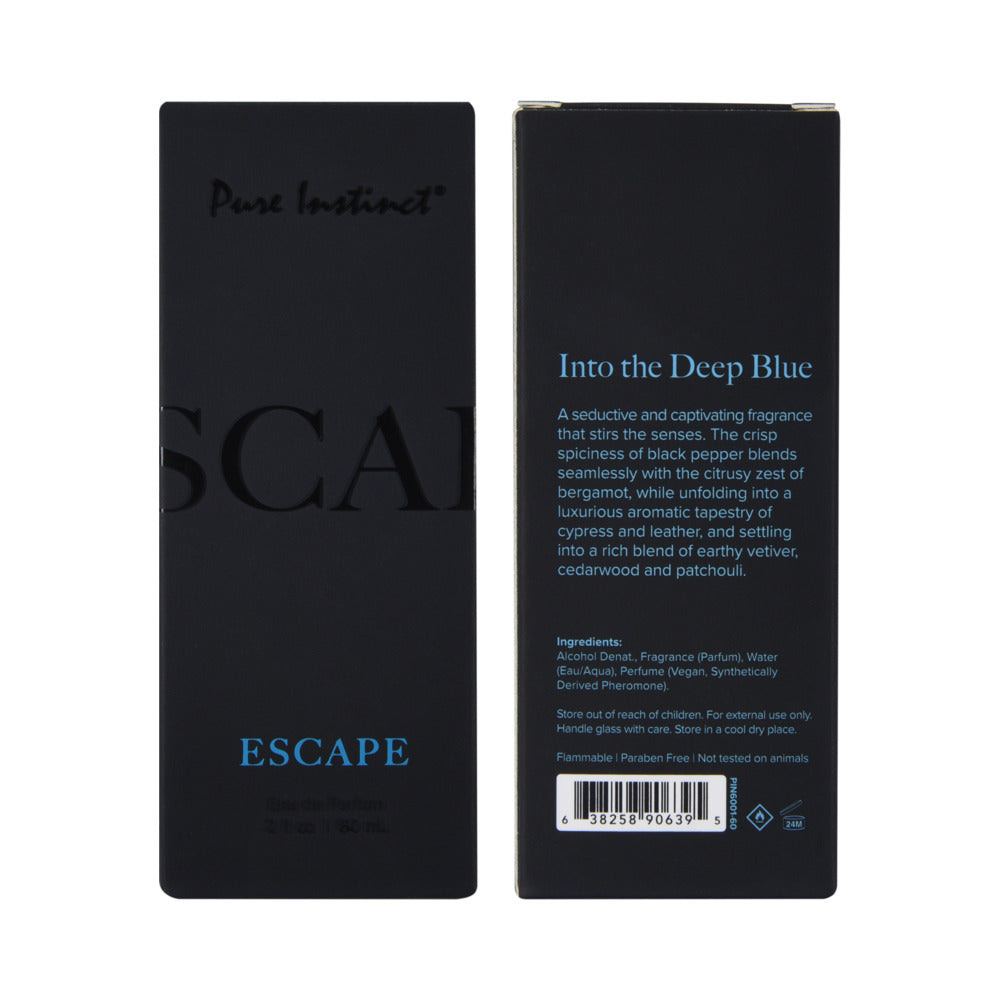 CLASSIC BRANDS - PURE INSTINCT PHEROMONE EAU DE PARFUM ESCAPE 2 FLOZ | 60 ML