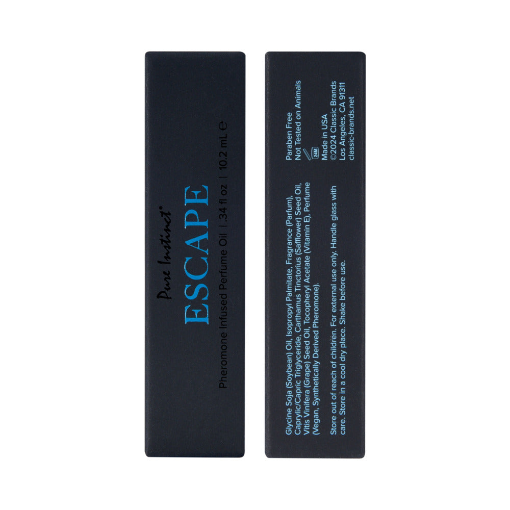 CLASSIC BRANDS - PURE INSTINCT PHEROMONE PERFUME OIL ESCAPE 10.2 ML | 0.34 ML