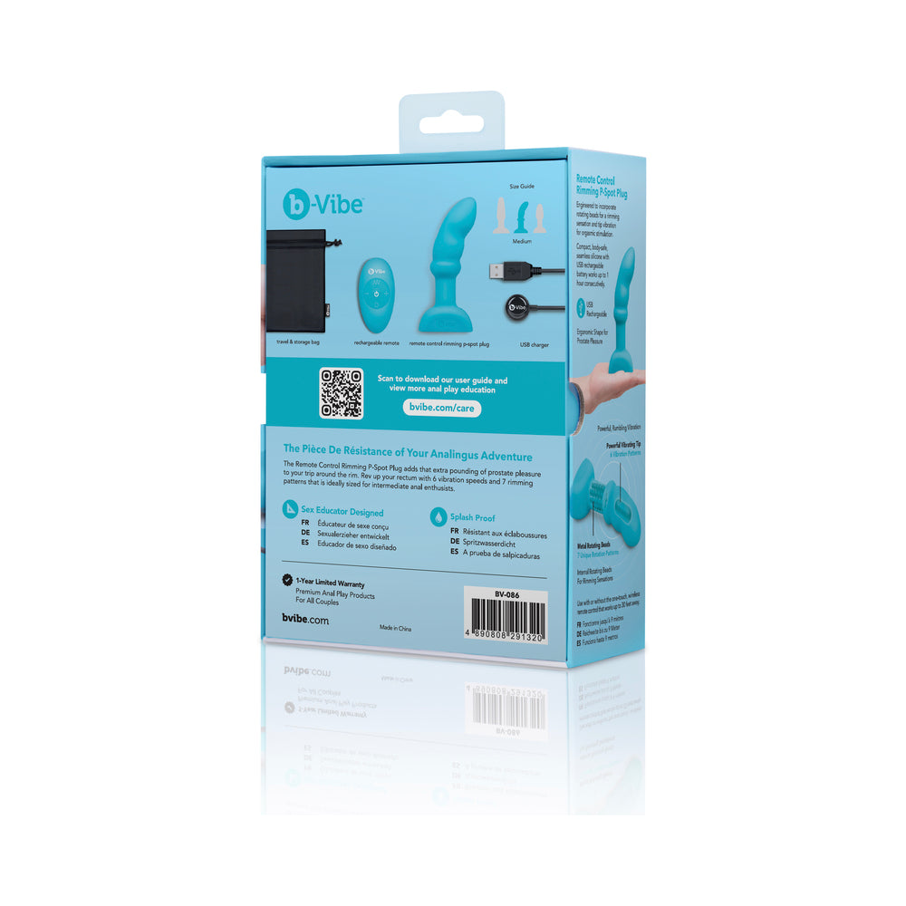 B-VIBE REMOTE CONTROL RIMMING P-SPOT PLUG