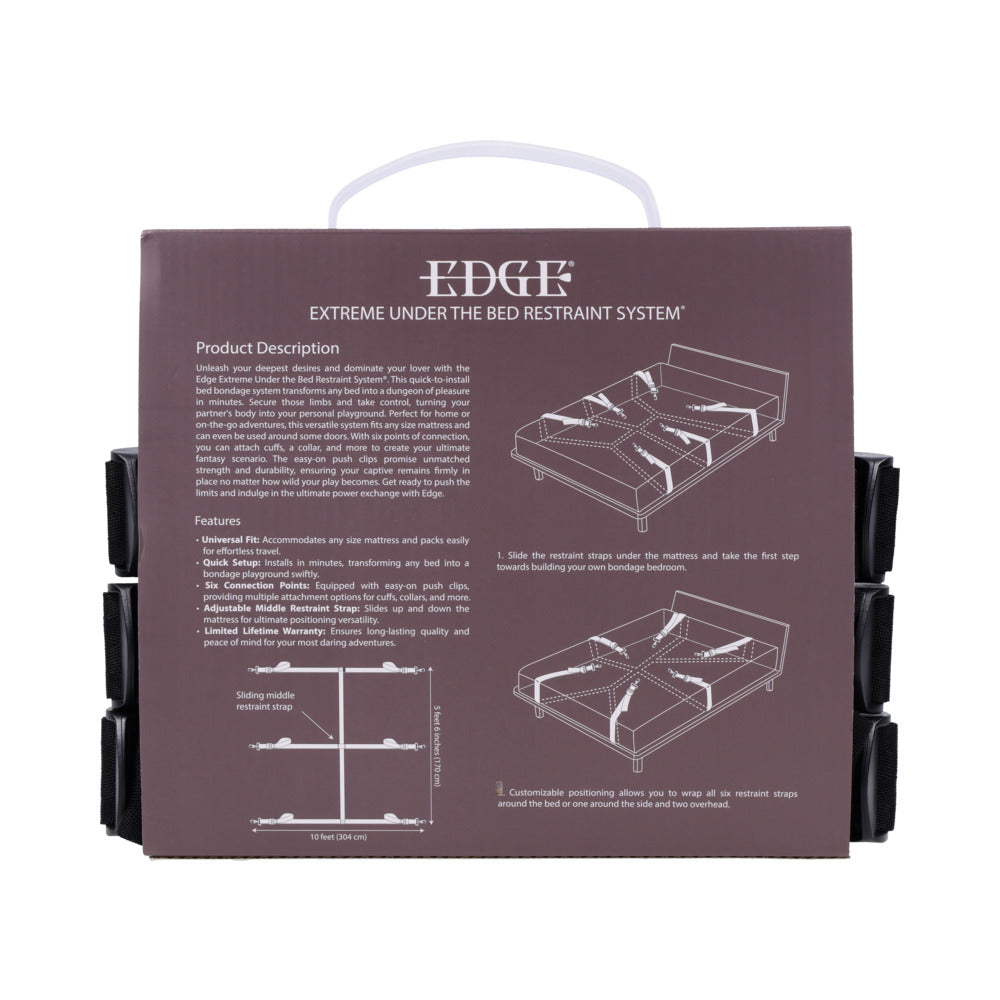 SPORTSHEETS - EDGE EXTREME UNDER THE BED RESTRAINT SYSTEM