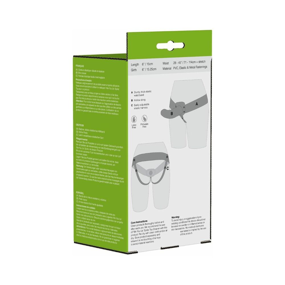 ME YOU US THE EXTENDER HOLLOW STRAP-ON VANILLA