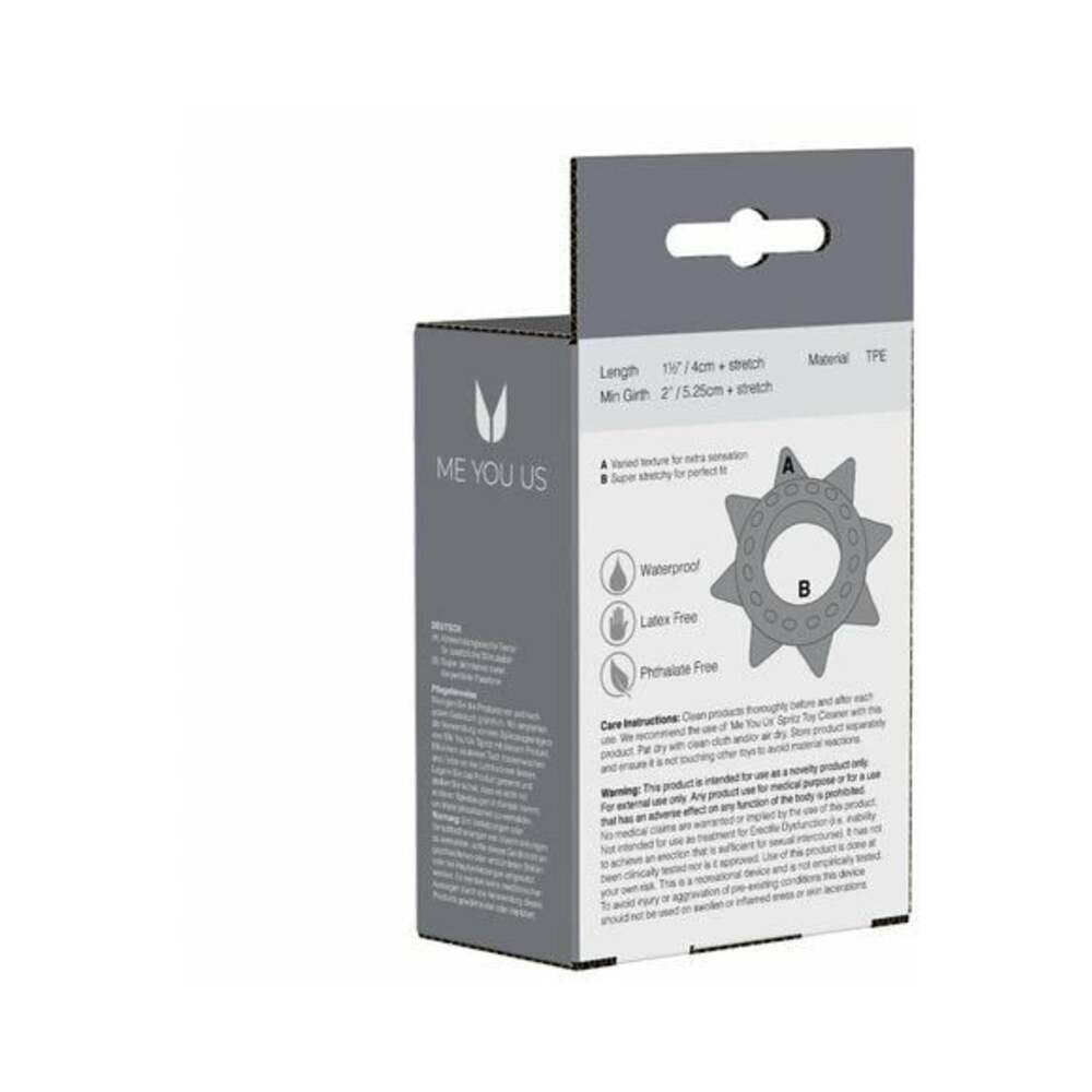 ME YOU US TICKLER SET TEXTURED RING SMOKE