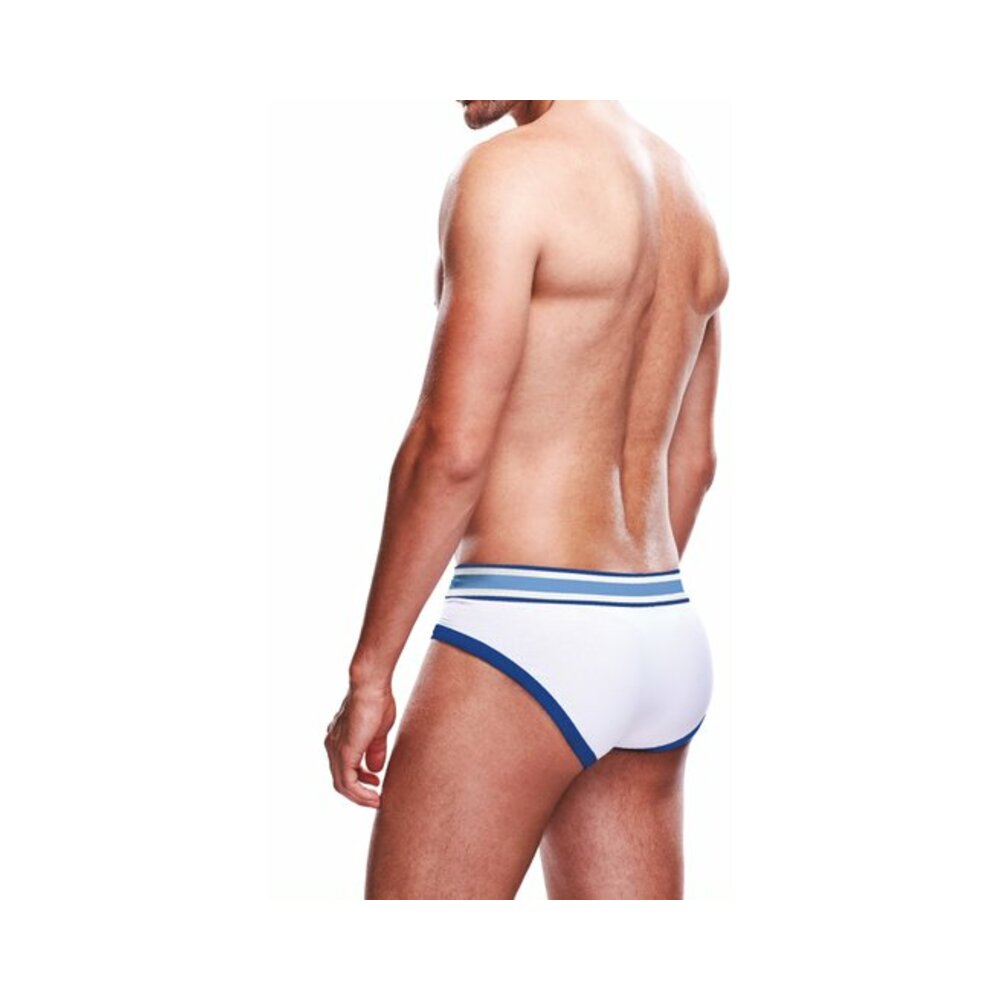 BRIEF WHITE/BLUE