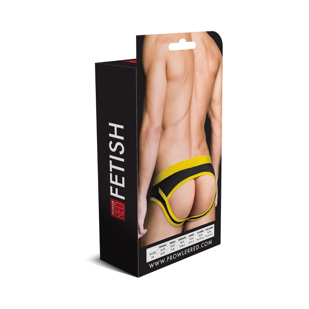 PROWLER RED ASSLESS BRIEF YELLOW L