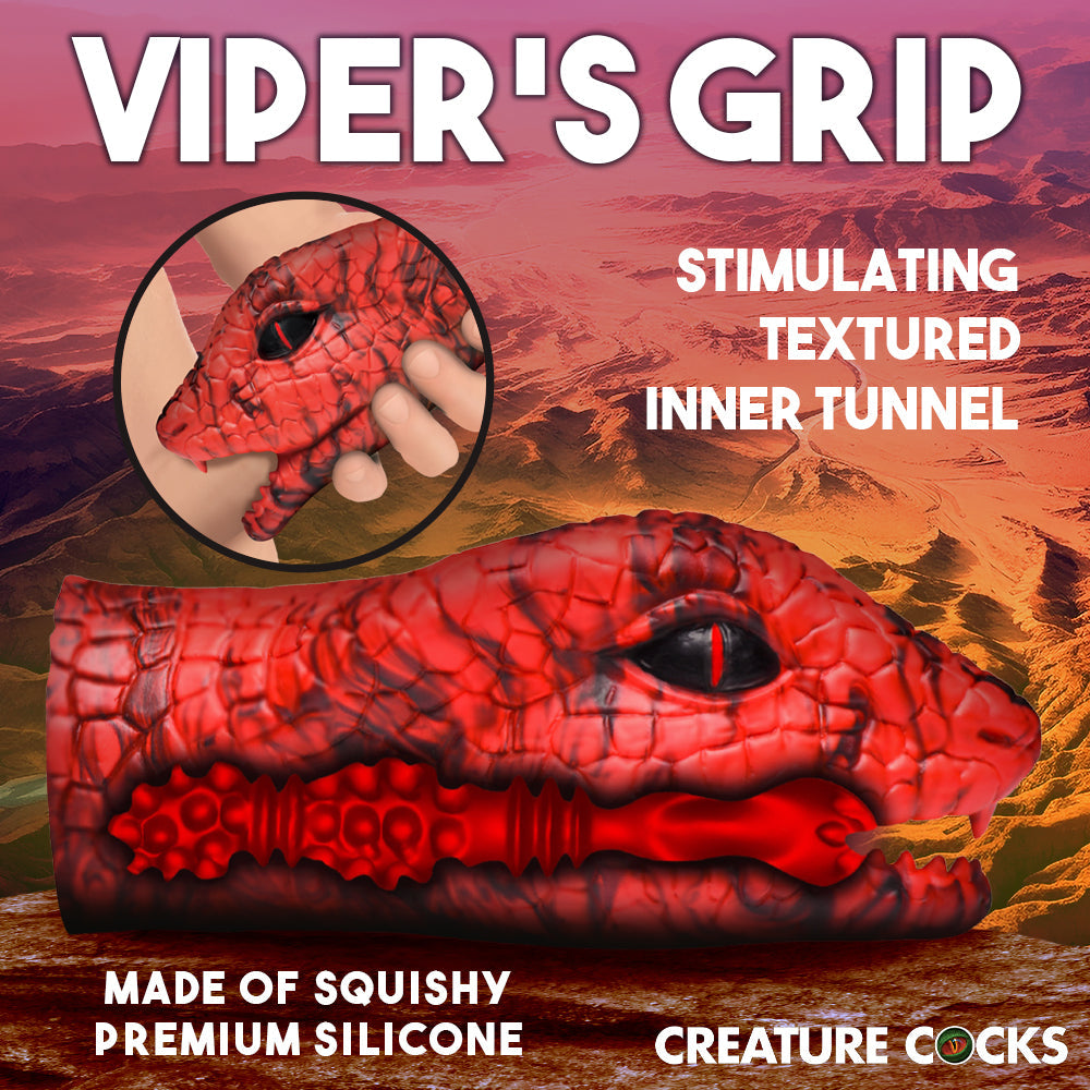 XR BRANDS - CREATURE COCKS SERPENTINE STROKER SILICONE MASTURBATOR