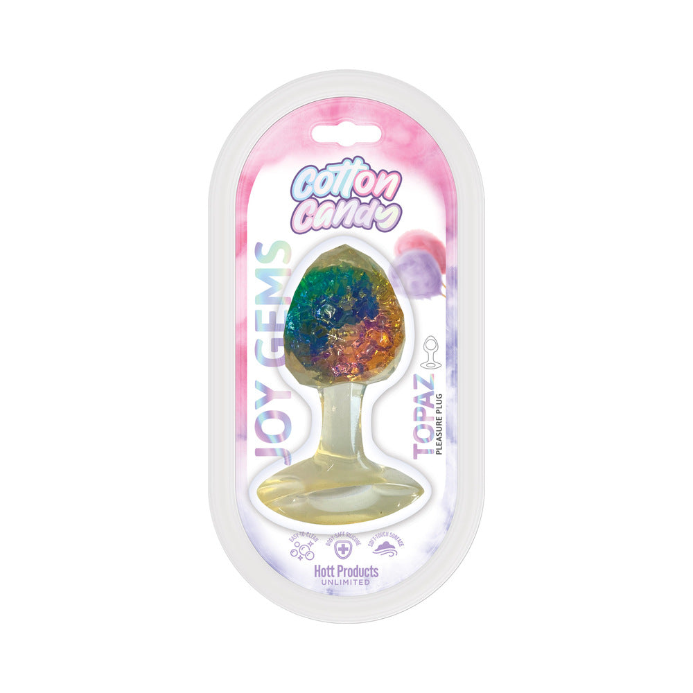 HOTT PRODUCTS - COTTON CANDY JOY GEMS TOPAZ SILICONE PLUG