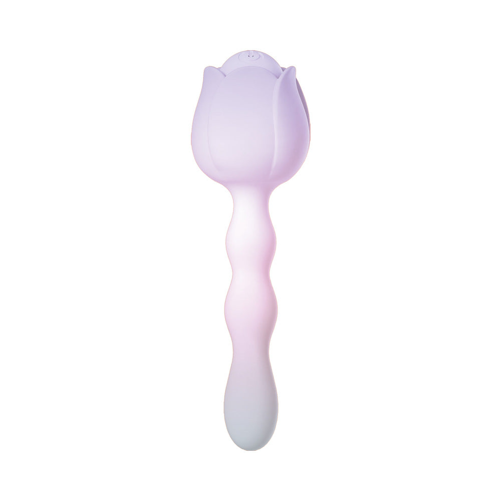 HOTT PRODUCTS - WET DREAMS ULTRA ROSIE POSEY LIQUID SILICONE ROSE SLEEVE VIBE