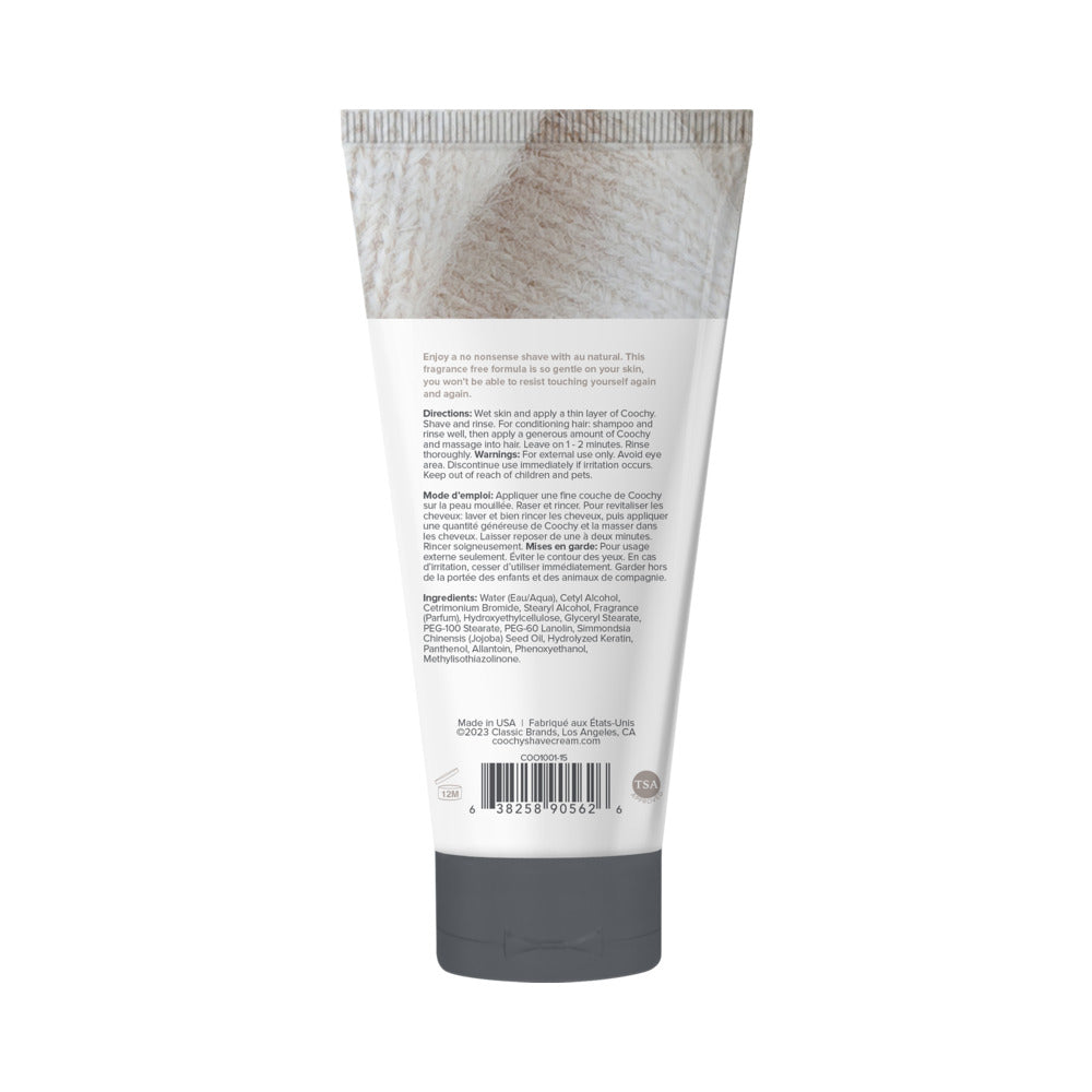 COOCHY - SHAVE CREAM AU NATURAL 0.5 OZ.