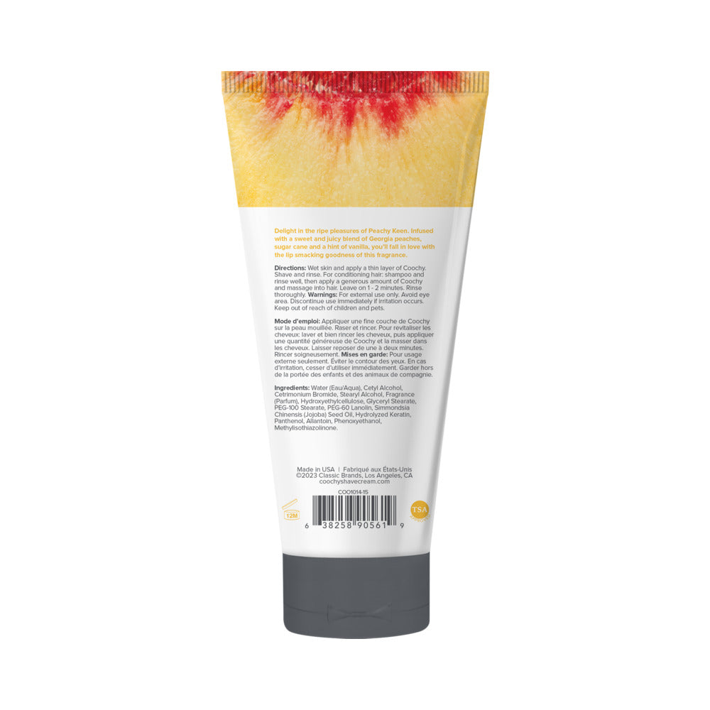 COOCHY - SHAVE CREAM PEACHY KEEN 0.5 OZ.