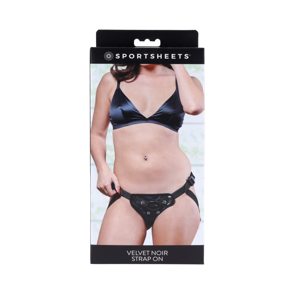 SPORTSHEETS - VELVET NOIR STRAP-ON