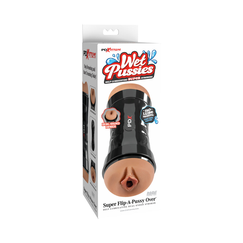 PDX BRANDS - PDX EXTREME SUPER FLIP-A-PUSSY OVER BROWN