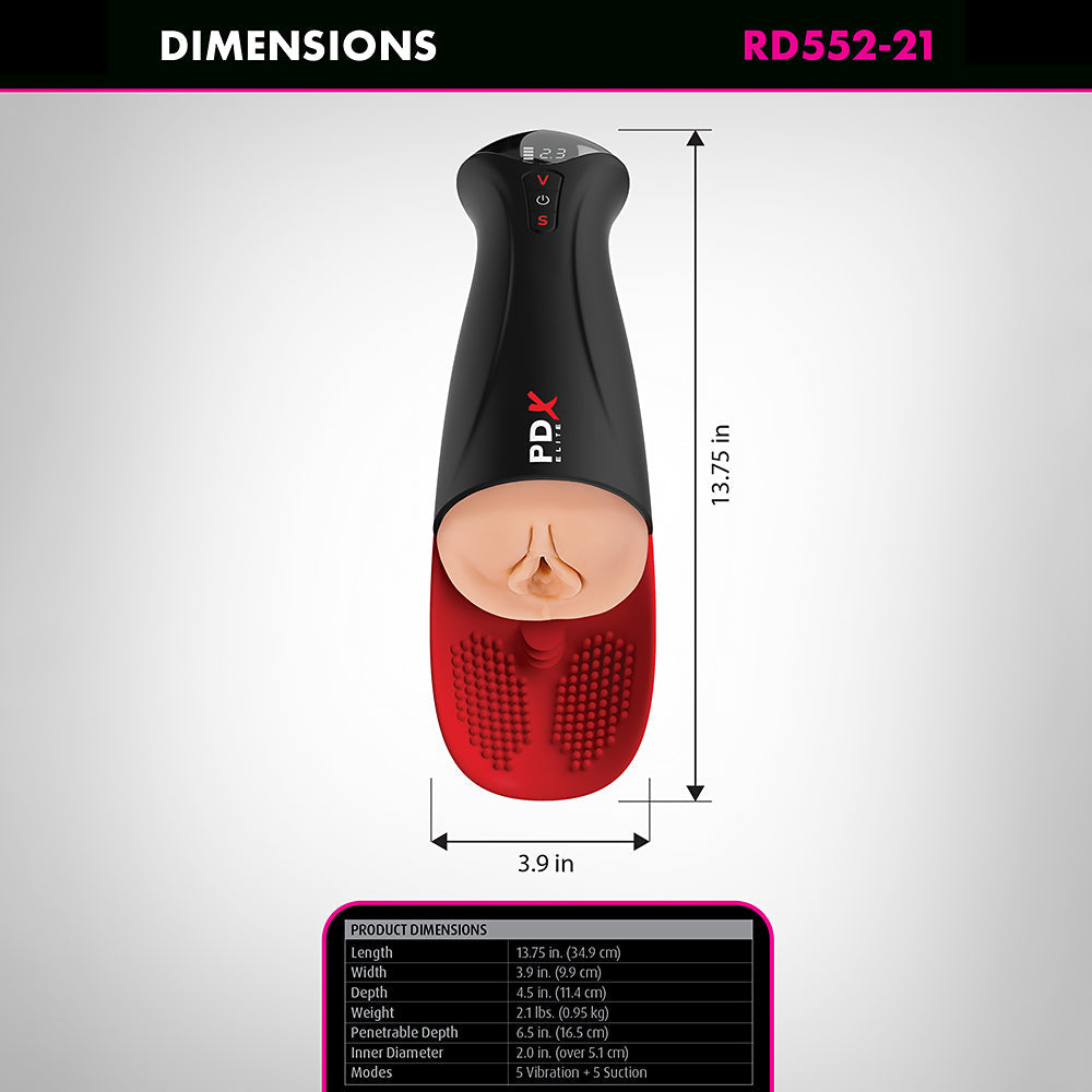 PDX BRANDS - PDX ELITE FUCK-O-MATIC PRO XL LIGHT