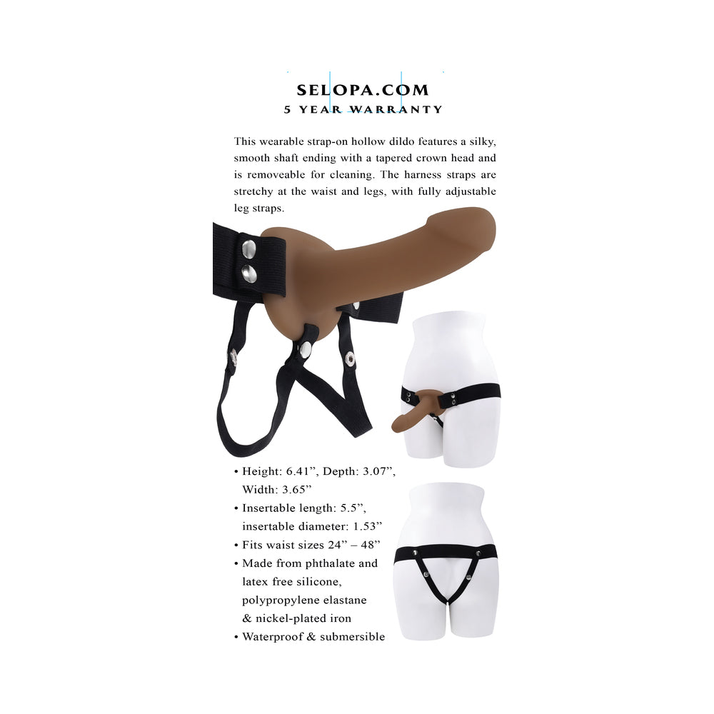 SELOPA - OUR FIRST HOLLOW STRAP-ON DARK