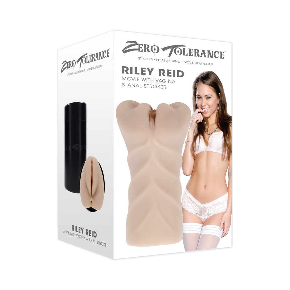 ZERO TOLERANCE - RILEY REID MOVIE WITH VAGINA & ANAL STROKER LIGHT