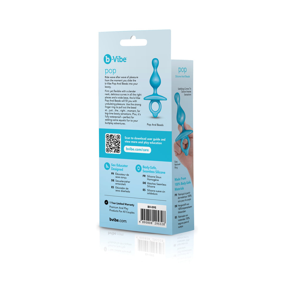 B-VIBE BUTTIES POP BEADED SILICONE PLUG