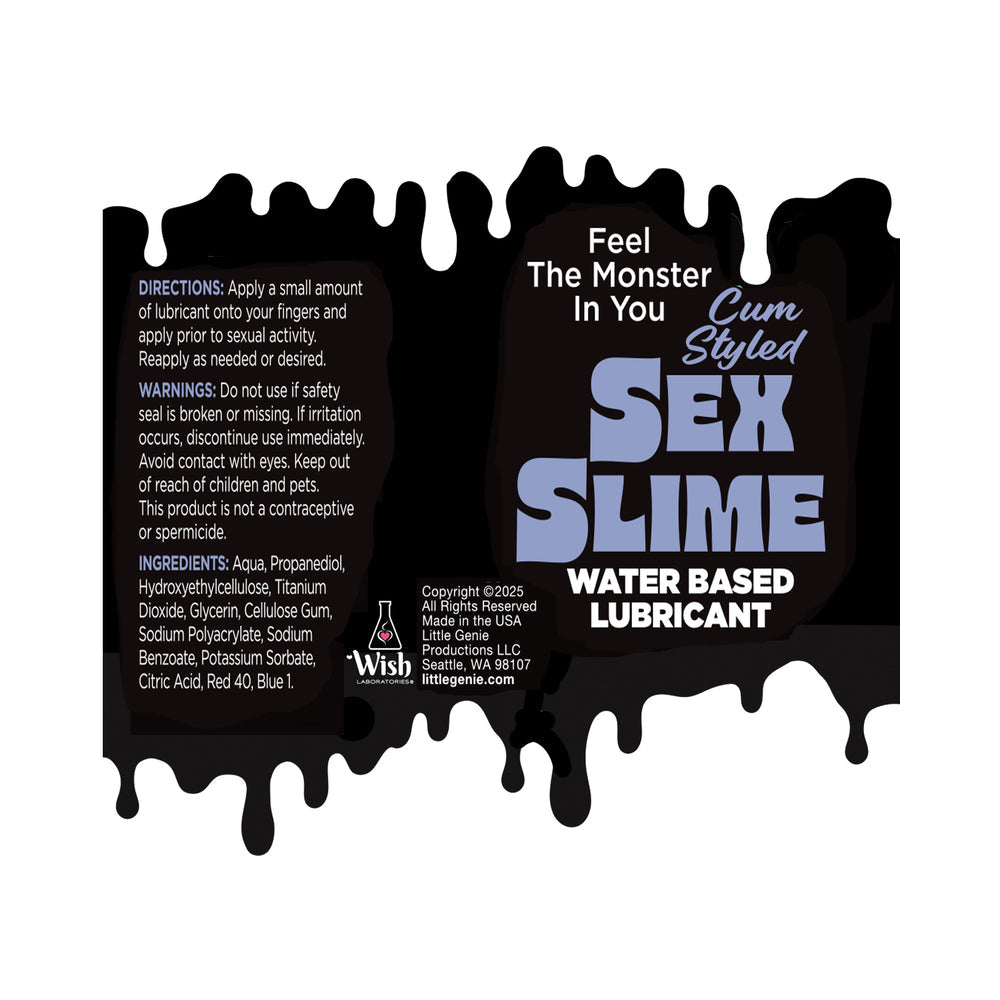 LITTLE GENIE - SEX SLIME OPAQUE PURPLE 4 OZ.