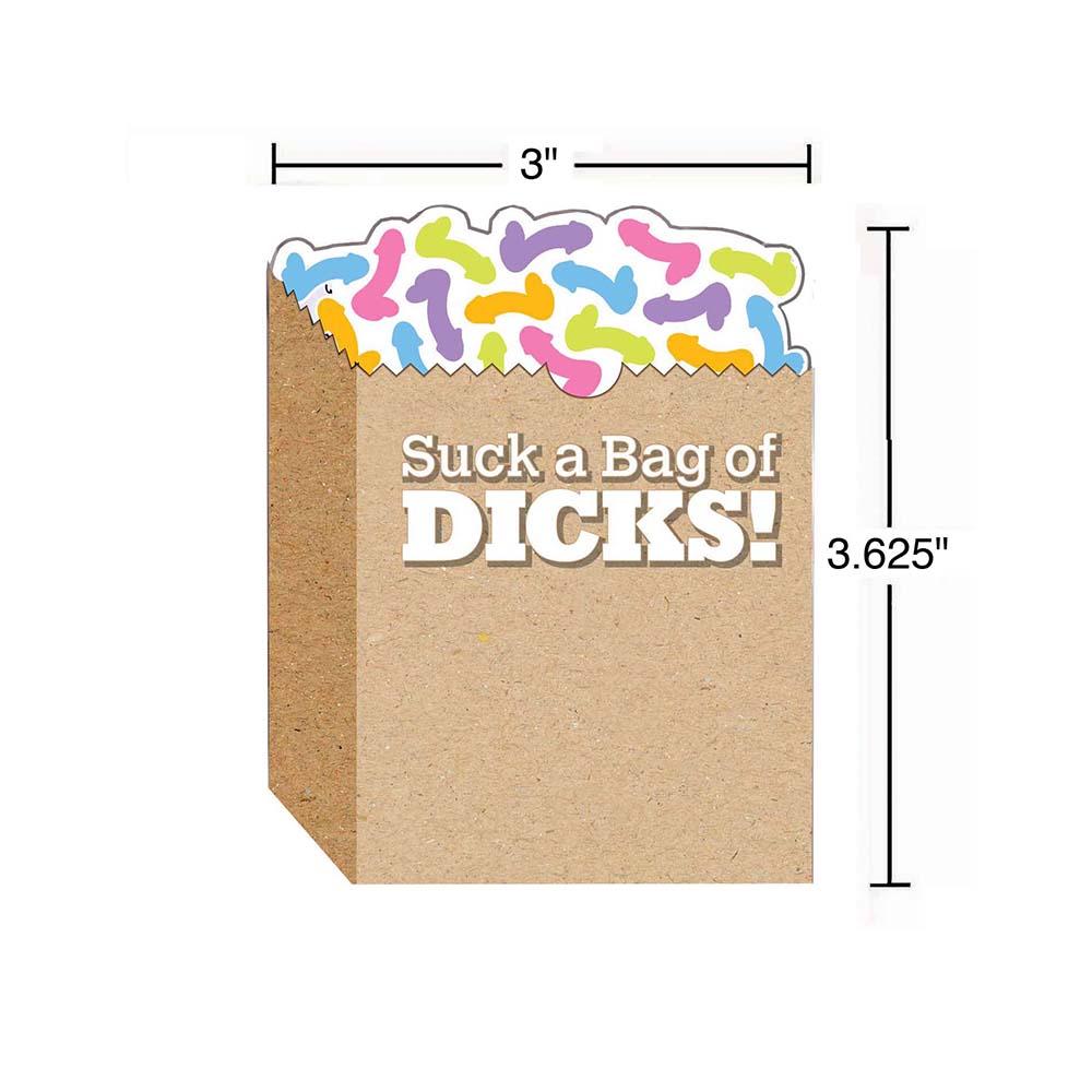SUCK A BAG OF DICKS STICKY NOTES