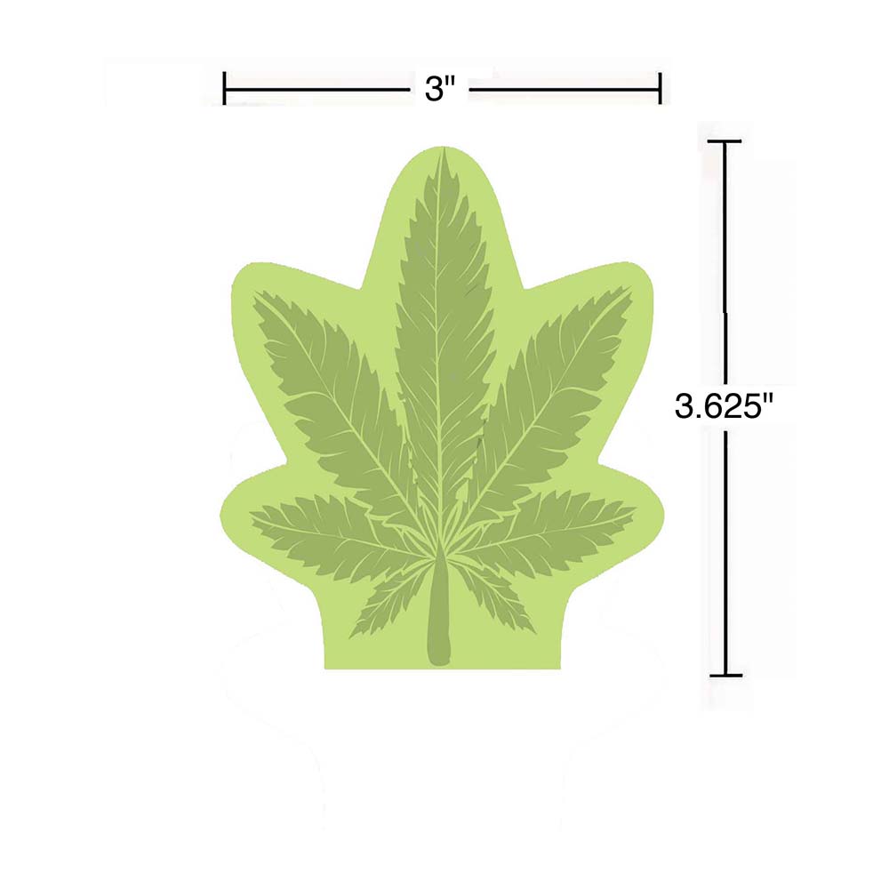 LITTLE GENIE - CANNABIS LEAF STICKY NOTES