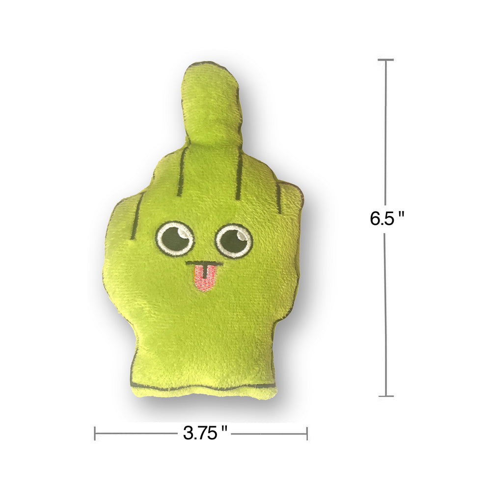 BAG OF FUCKS I HAVE TO GIVE PLUSHY PILLOW WITH 5 FINGERS