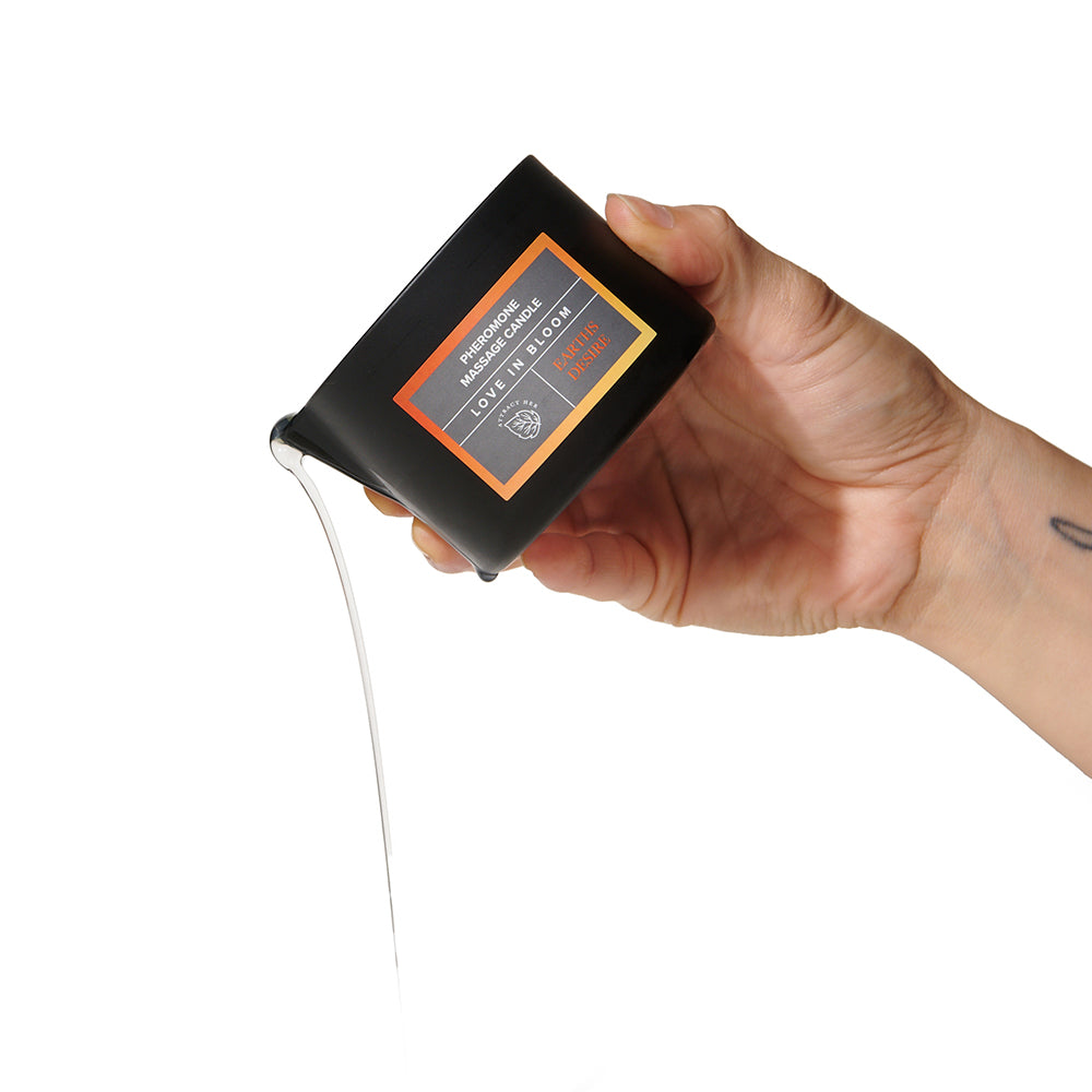 EYE OF LOVE BLOOM PHEROMONE MASSAGE CANDLE EARTH''S DESIRE 5 OZ.