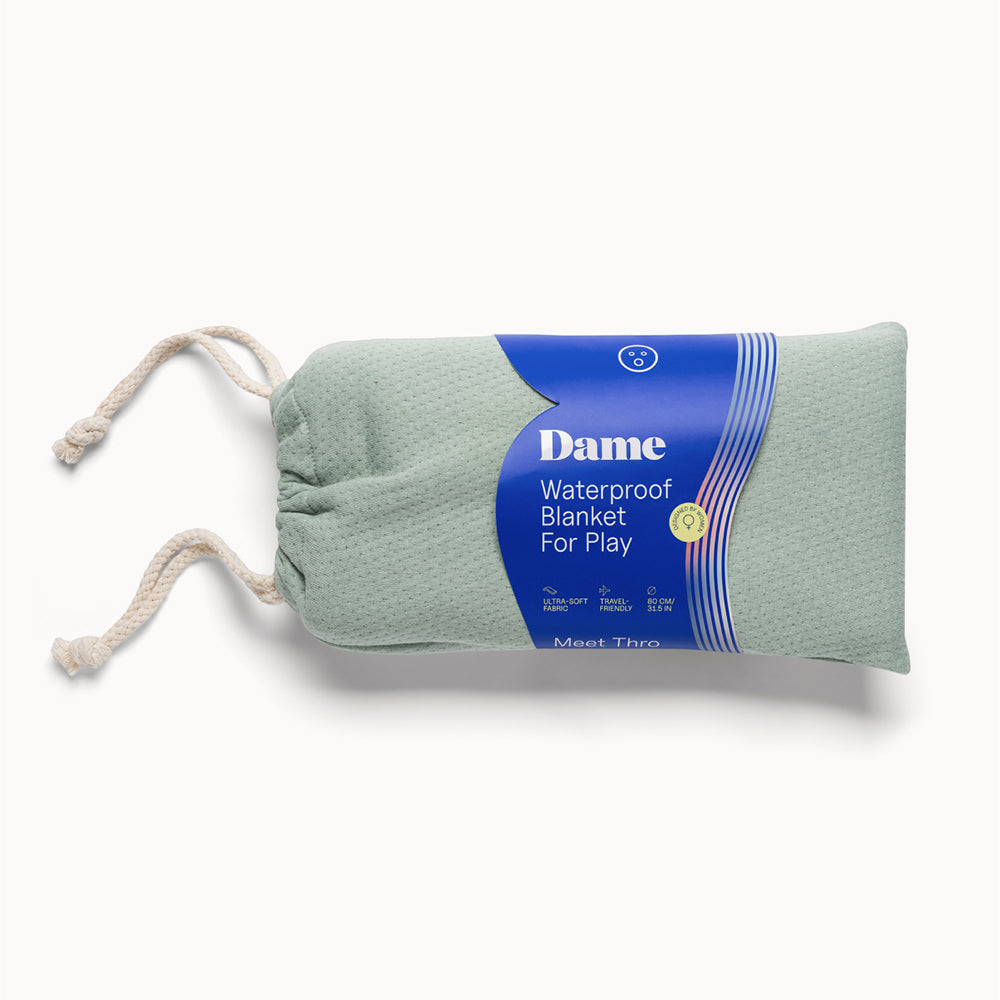 DAME THRO WATERPROOF SEX BLANKET SAGE
