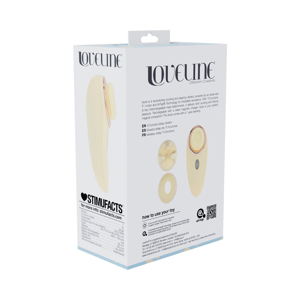 SHOTS - LOVELINE AURIE AIRTAPTECH RECHARGEABLE VIBRATOR