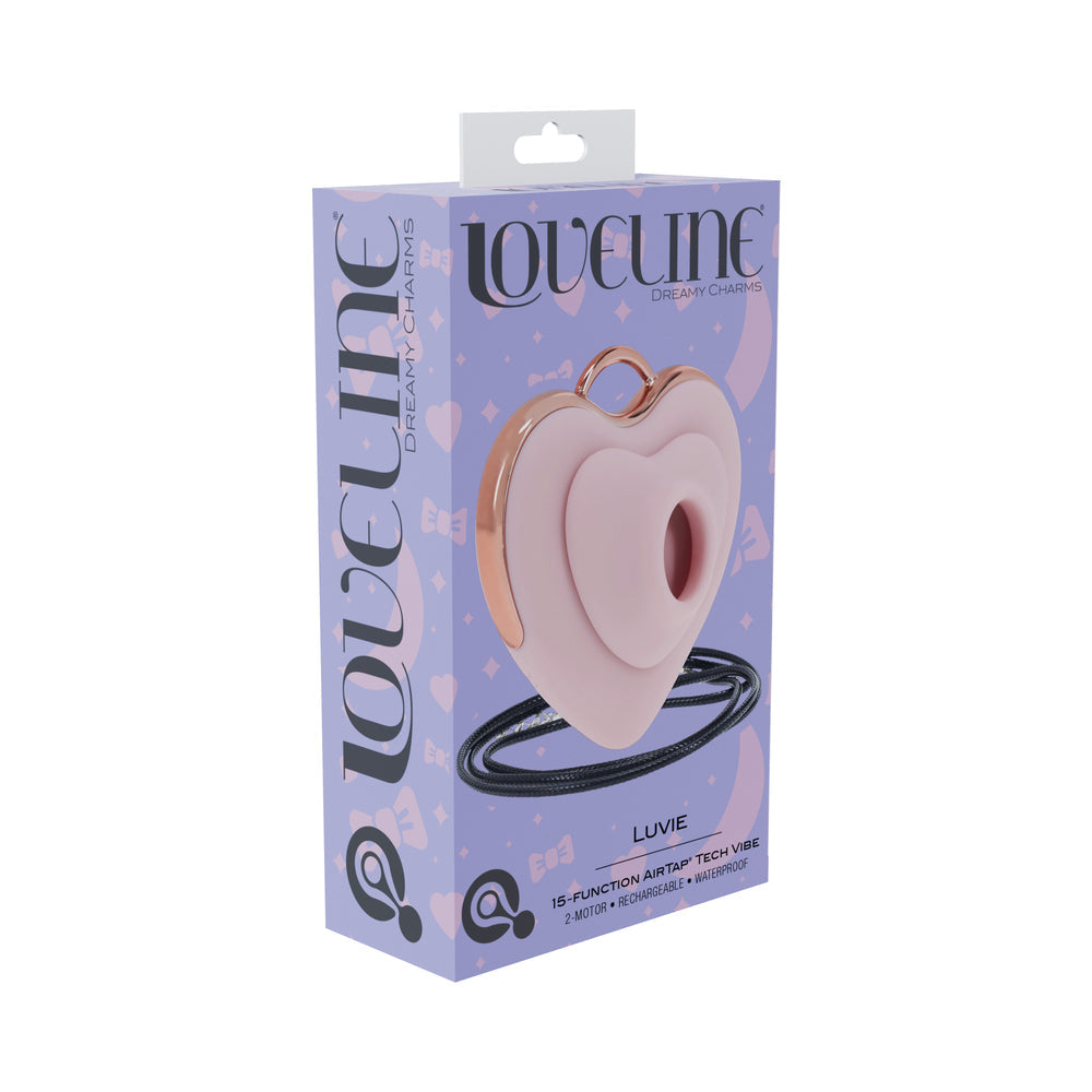SHOTS - LOVELINE LUVIE AIRTAPTECH RECHARGEABLE VIBRATOR WATERPROOF