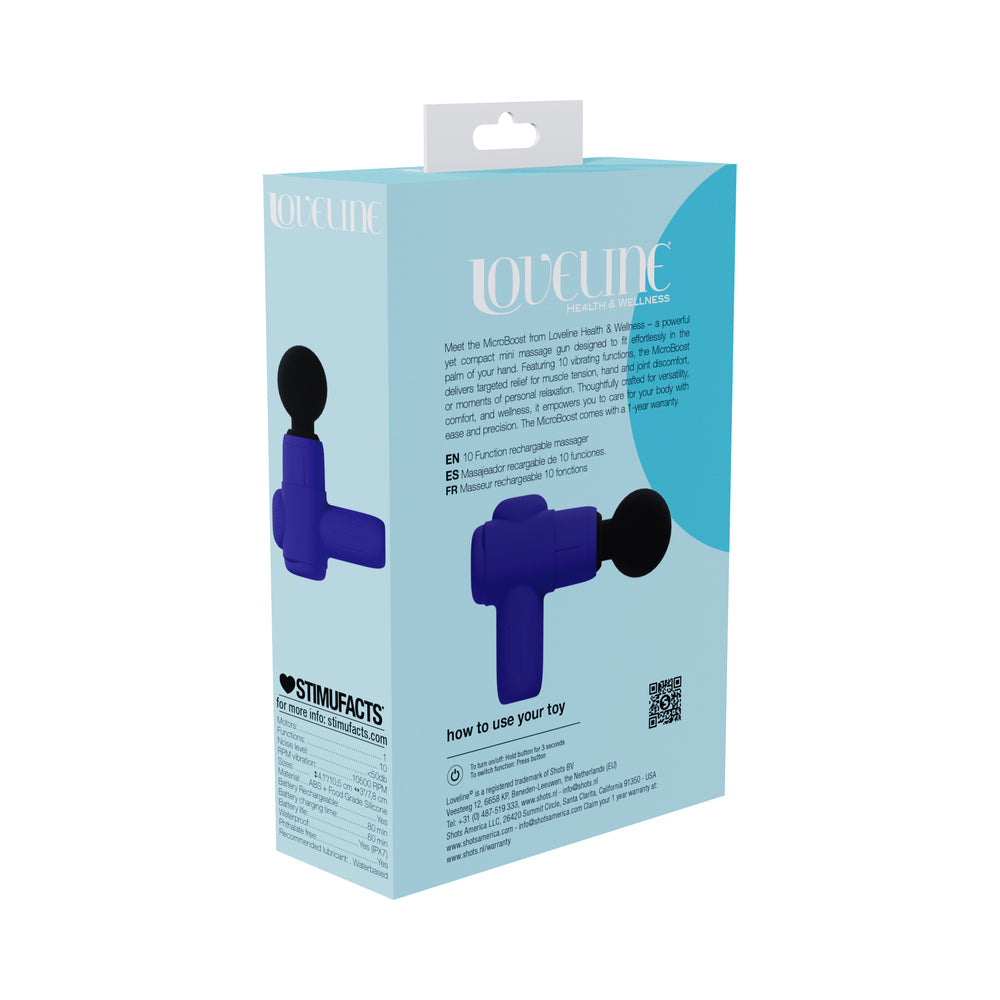 SHOTS - MASSEUR LOVELINE MICROBOOST EN SILICONE