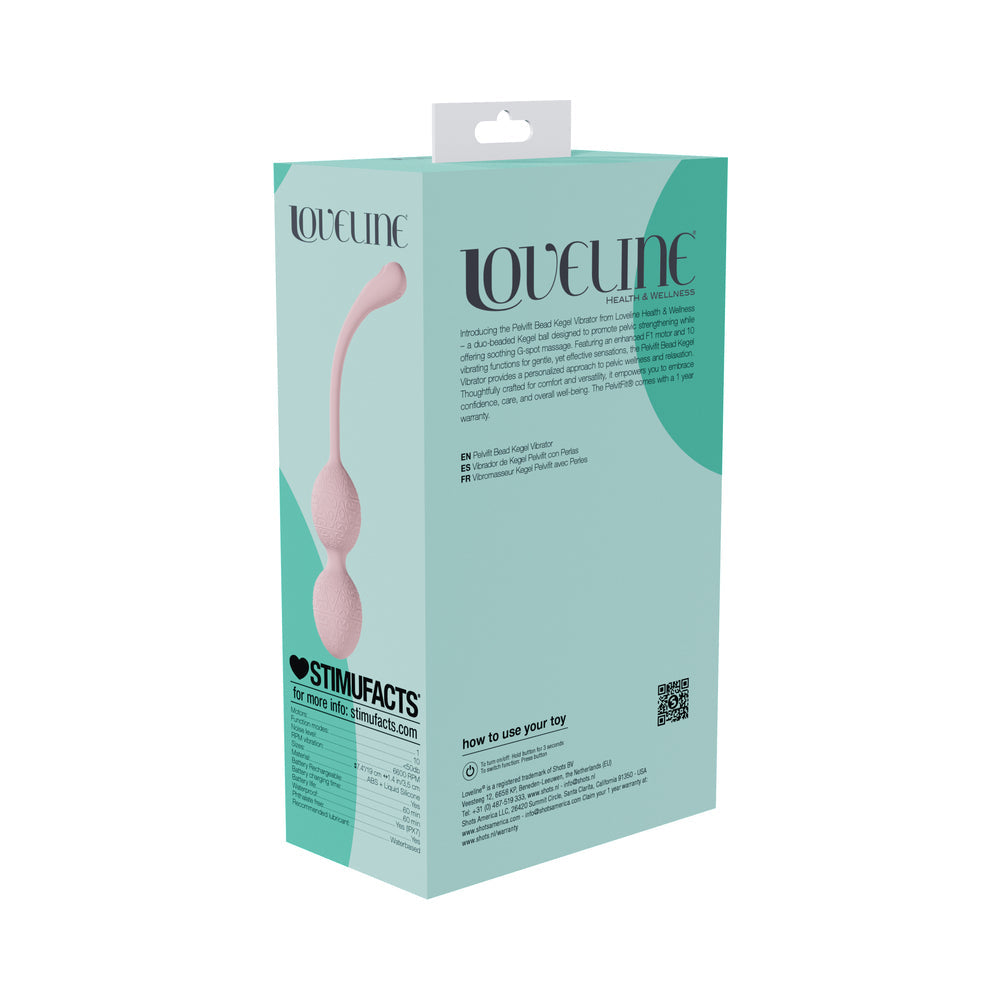 SHOTS - LOVELINE PELVIFIT BEADS KEGEL VIBE WATERPROOF REMOTE