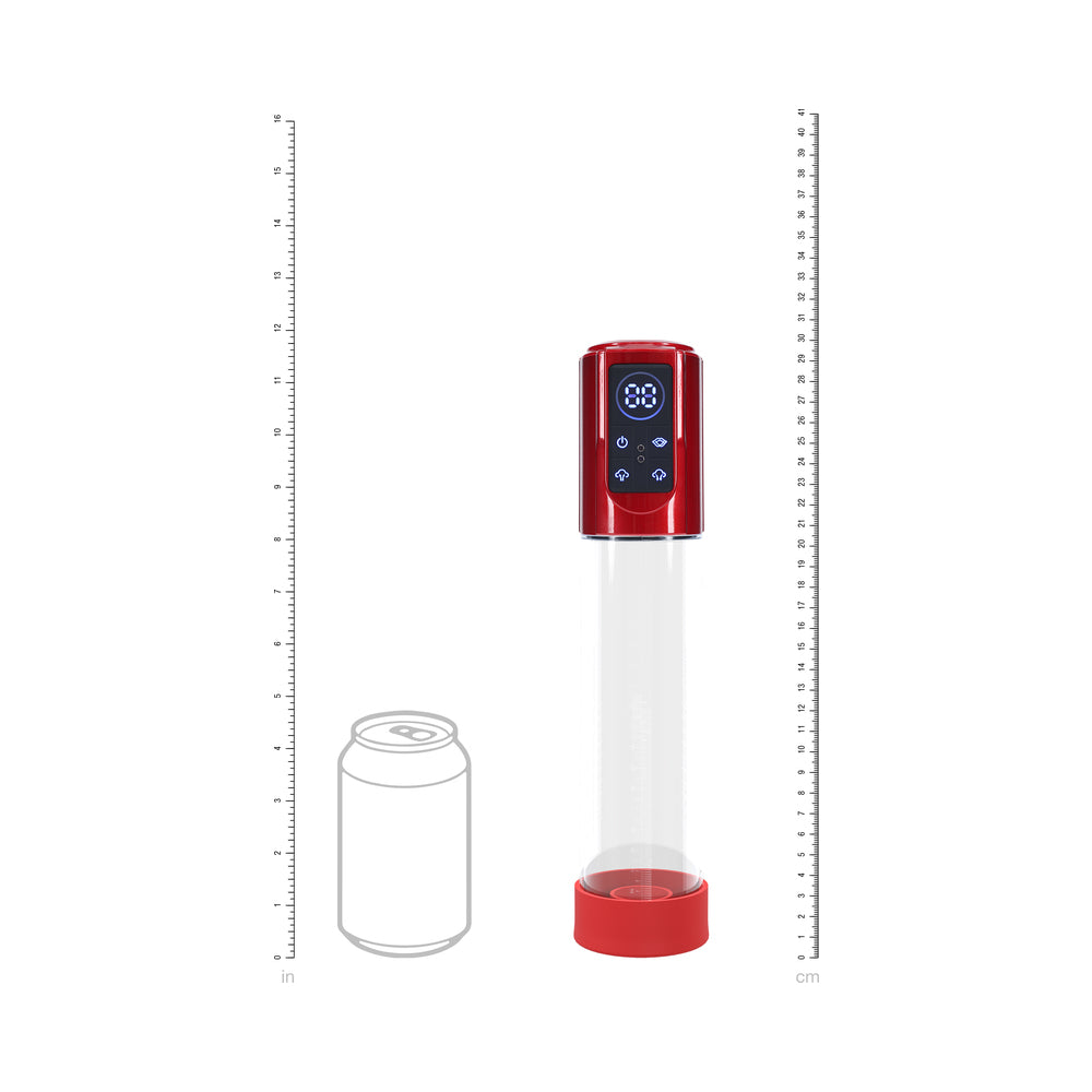 SHOTS - PUMPED MEGALIFT AUTOMATIC WATERPROOF METALLIC RED