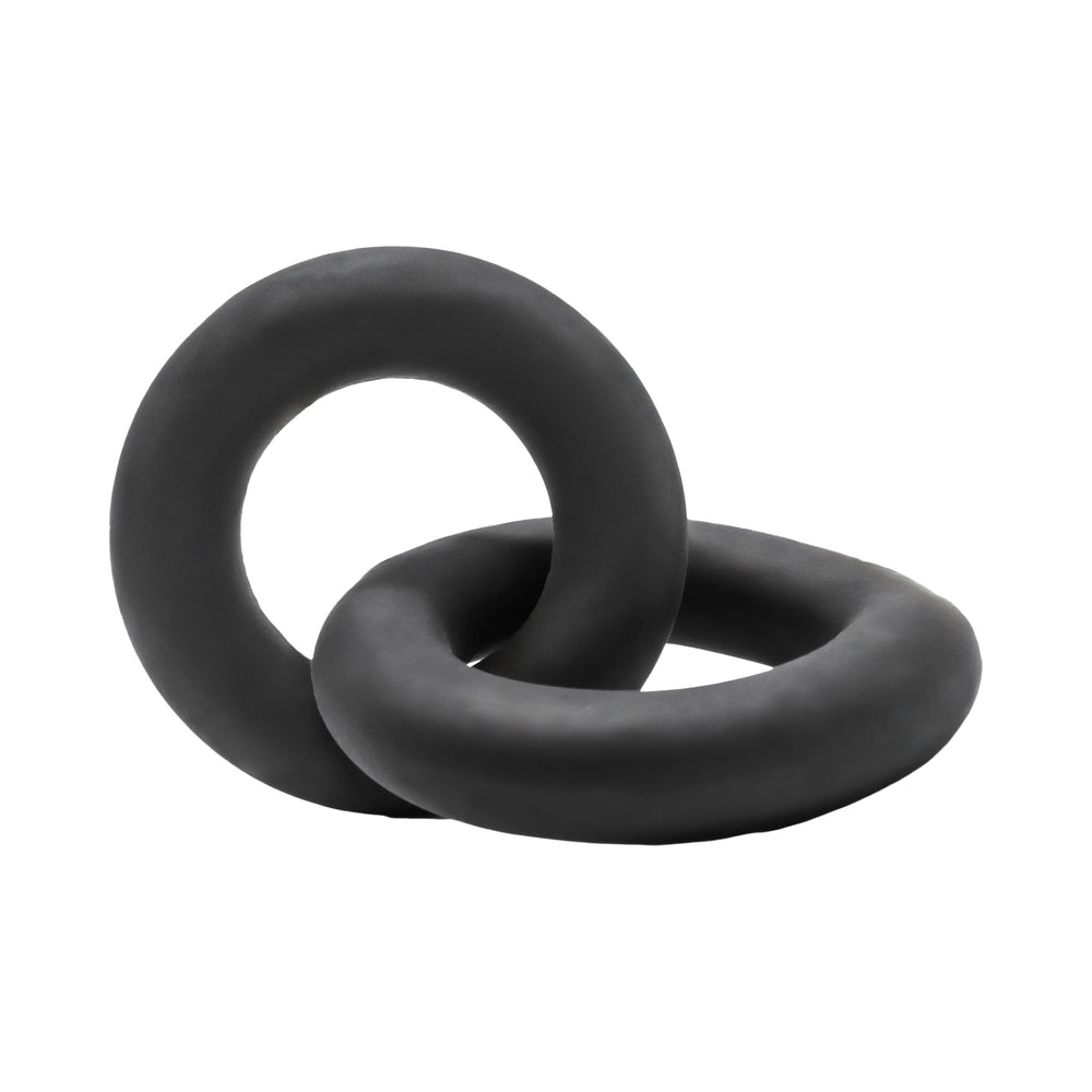 OXBALLS - SHACKLE DOUBLE LINK''D COCK/BALL RINGS SPECIAL EDITION NIGHT