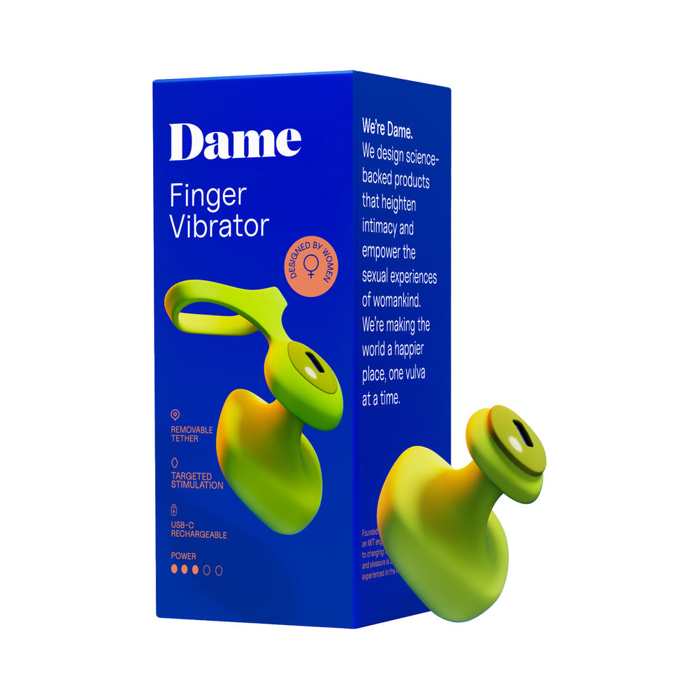 DAME - FIN 2.0 FINGER VIBRATOR CITRUS