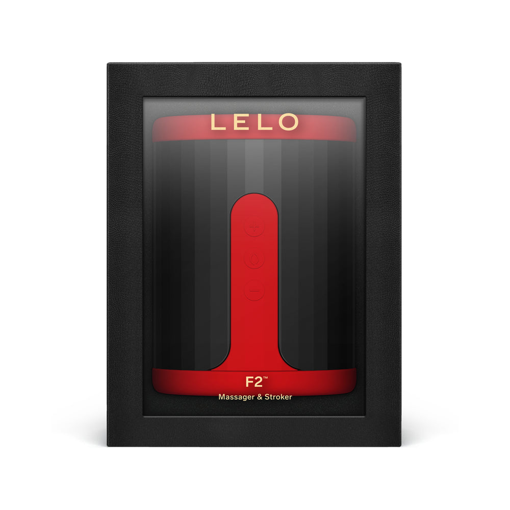LELO F2S MASSAGER & STROKER RED