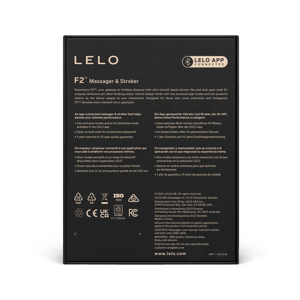 LELO - MASAJISTA Y ESTIMULADOR F2S