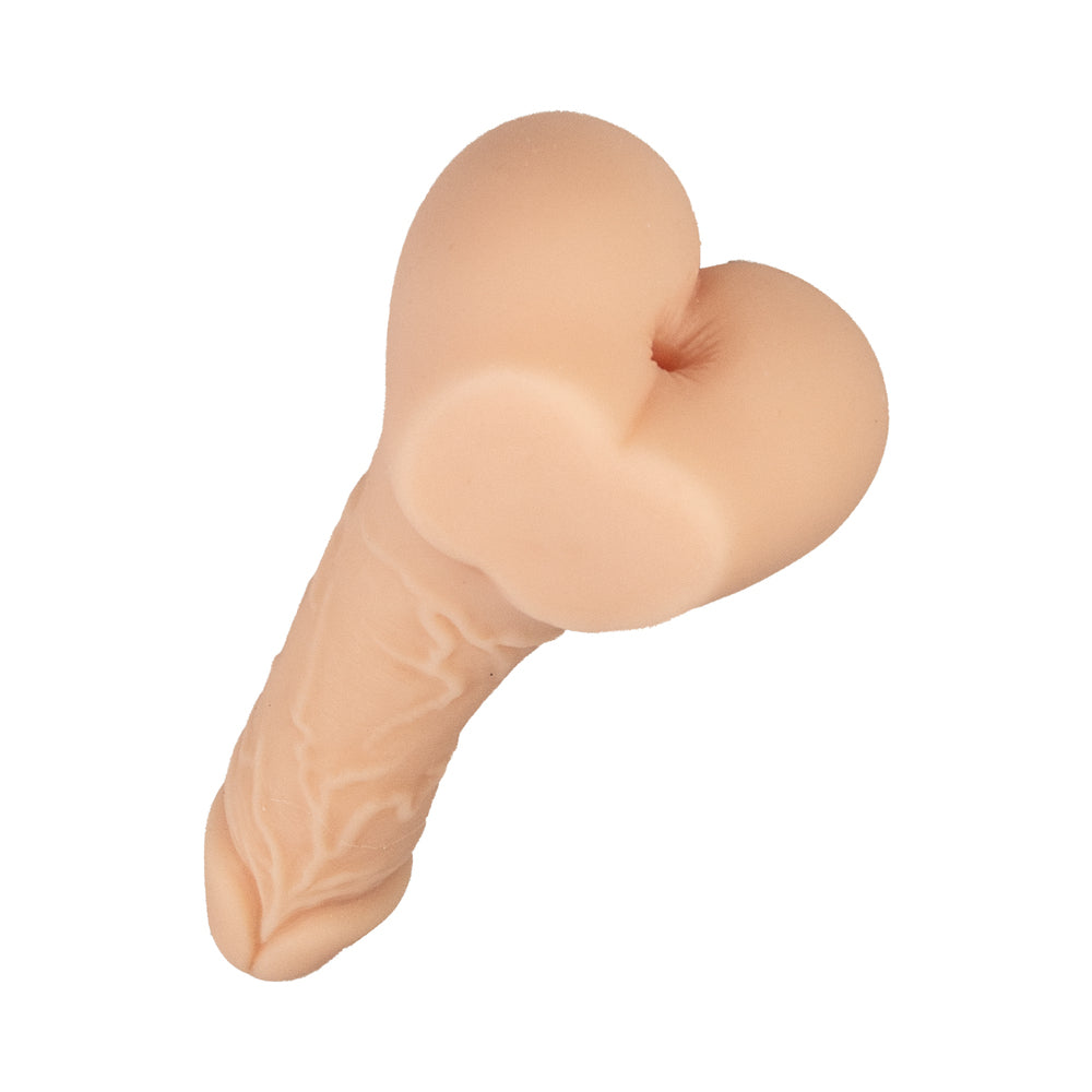ALWAYS HORNY SELF-LUBRICATING MASTURBATOR & PENIS SLEEVE 9 IN. STUD BEIGE