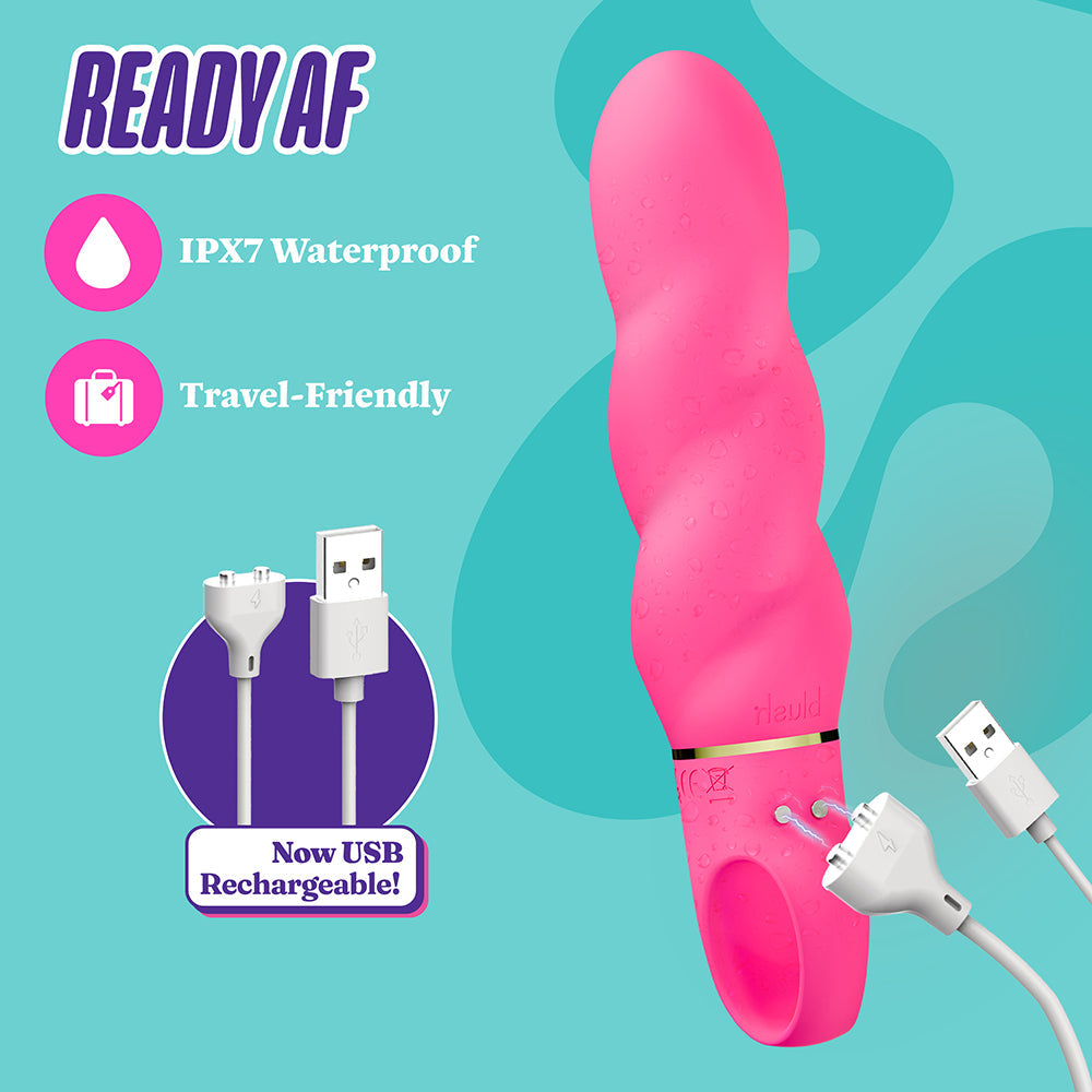 BLUSH - ARIA AMAZING AF 2.0 RECHARGEABLE VIBE FUCHSIA