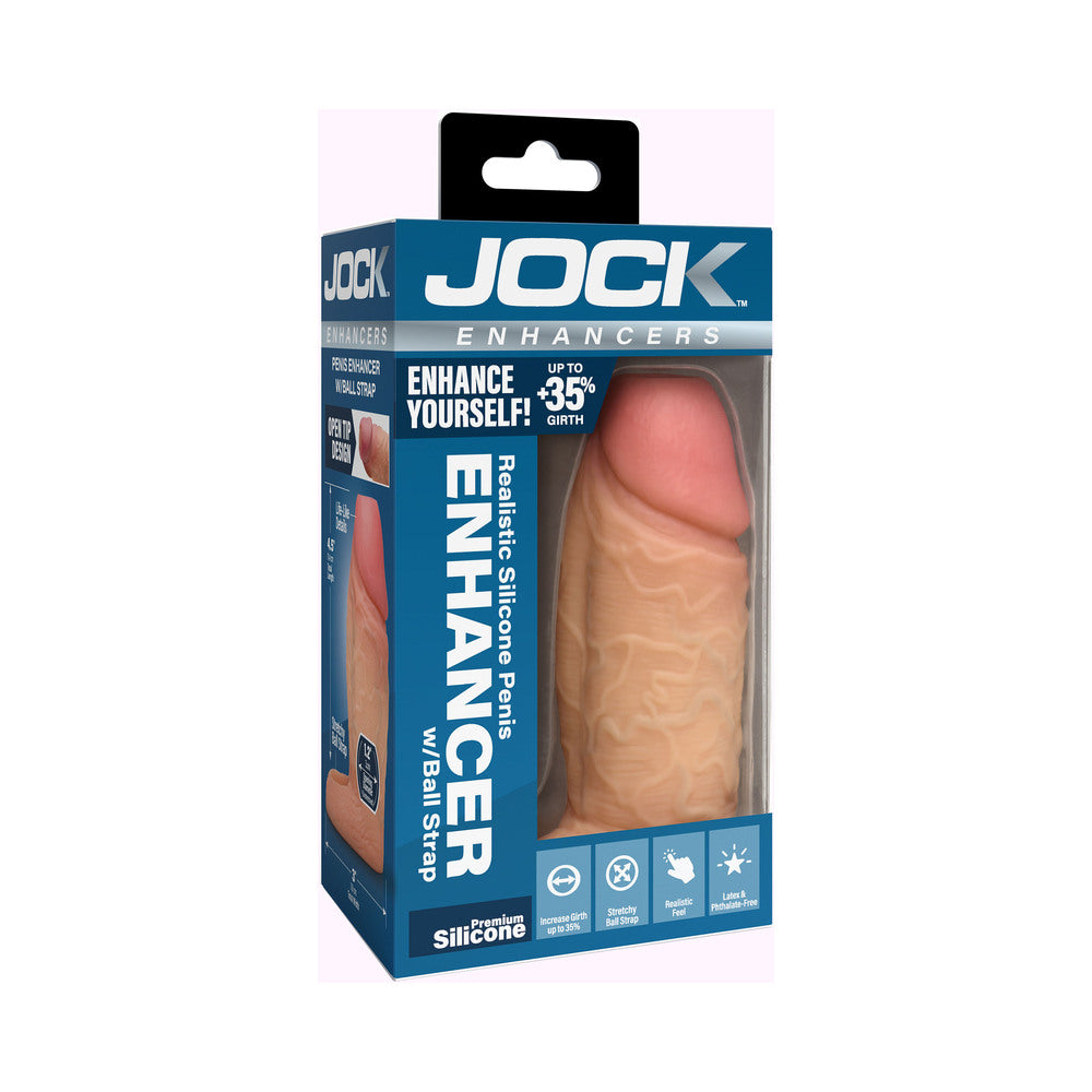 CURVE NOVELTIES - JOCK SILICONE PENIS EXTENSION SLEEVE LIGHT