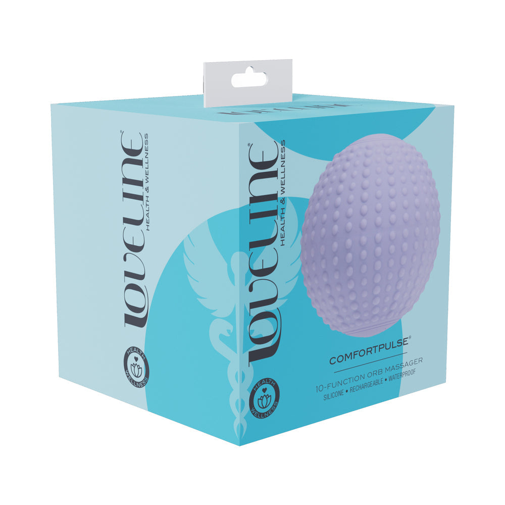 SHOTS - LOVELINE COMFORTPULSE SILICONE MASSAGER LAVENDER