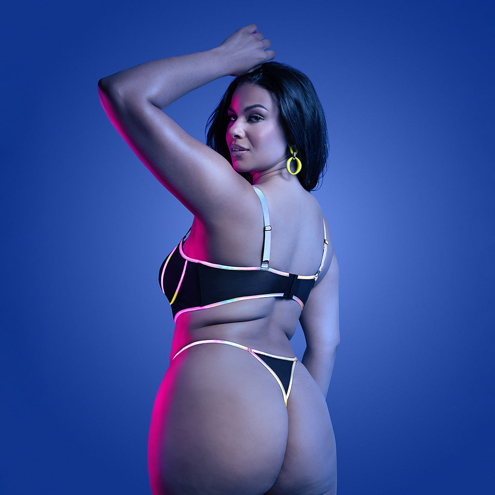 GLOW SOLAR FLARE UNDERWIRE BRA & PANTY