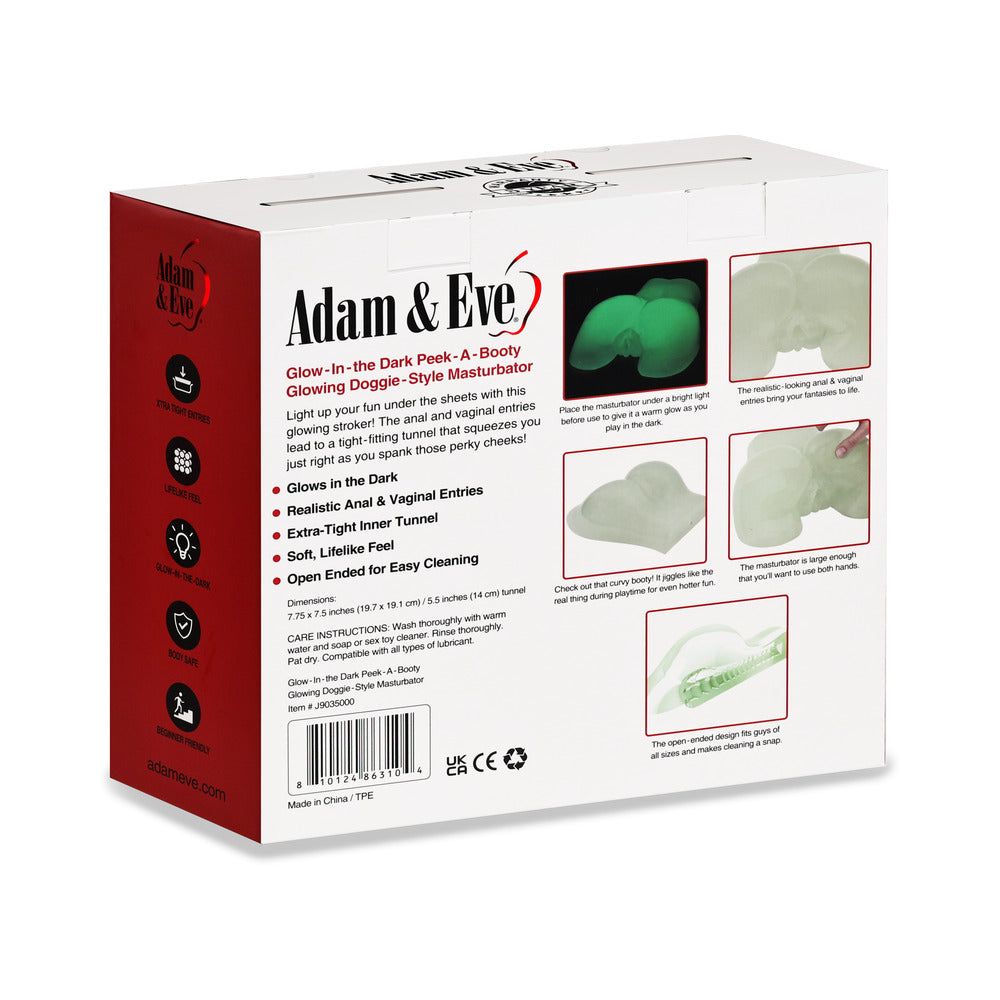 ADAM & EVE - PEEK-A-BOOTY PHOSPHORESCENT