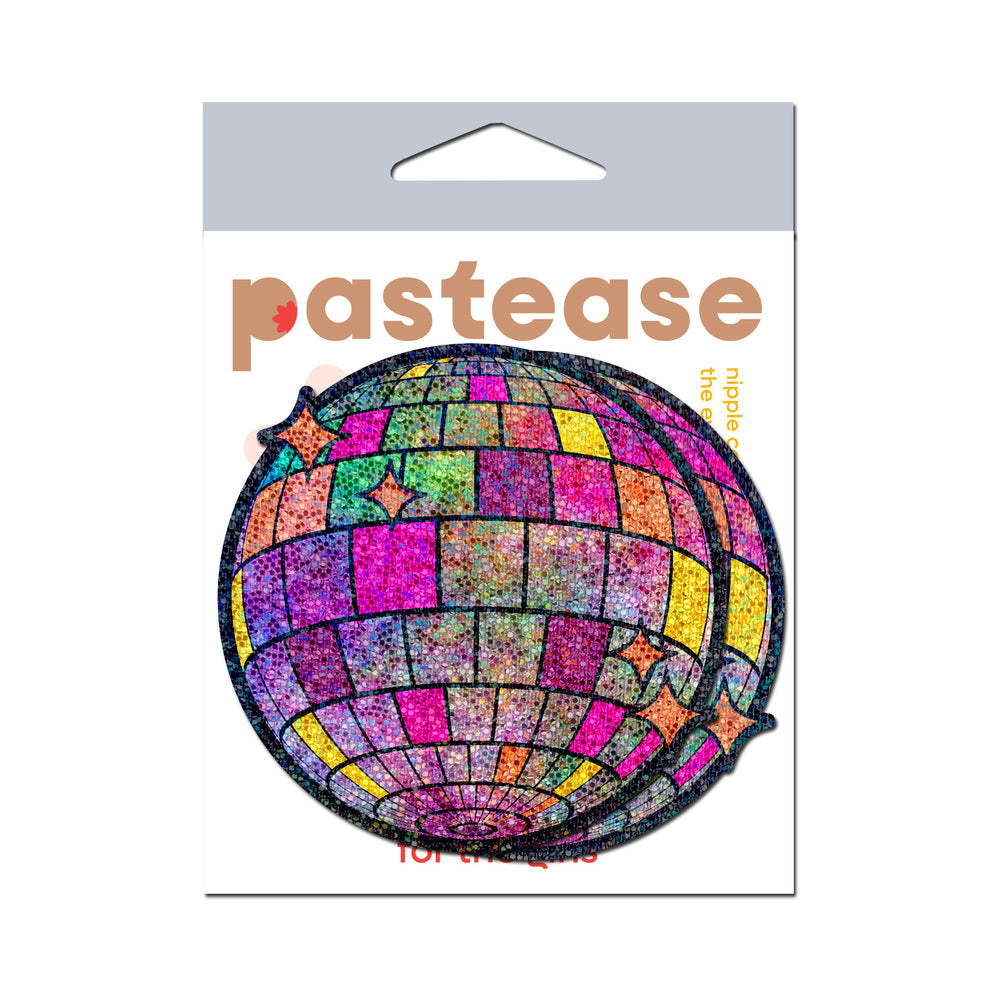 PASTEASE - DISCO BALL NIPPLE COVERS SHIMMERING GLITTER PASTIES