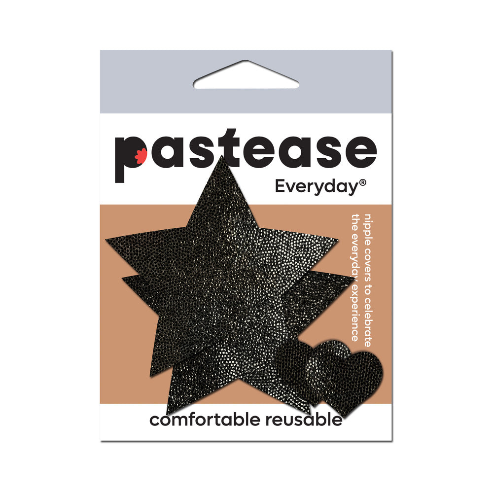 PASTEASE - EVERYDAY REUSABLE: LIQUID BLACK STAR PASTIES