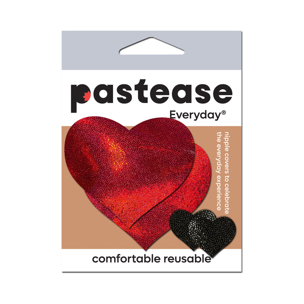 PASTEASE - EVERYDAY REUSABLE: LIQUID RED HEART PASTIES