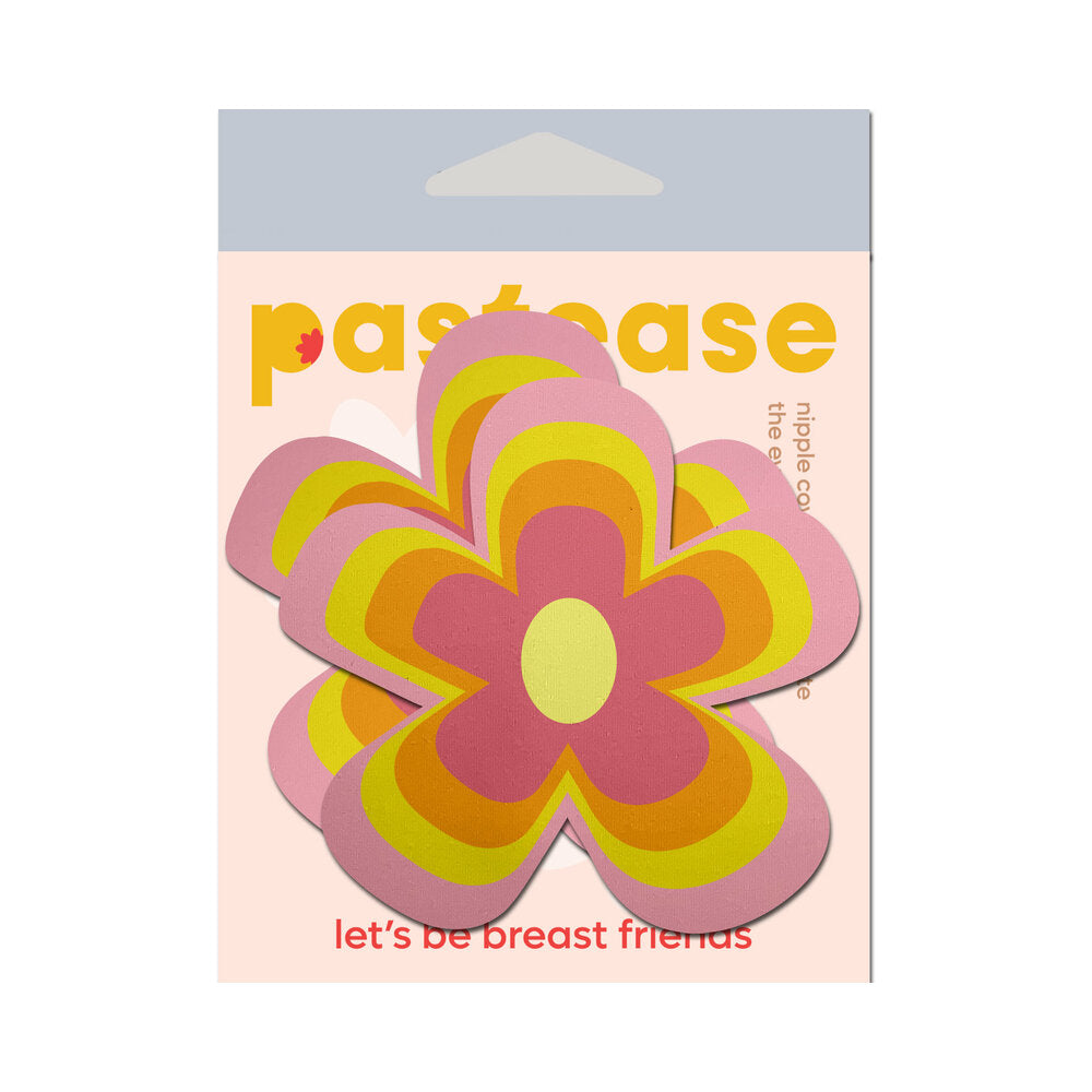 PASTEASE GROOVY FLOWER PASTIES IN PINK LEMONADE