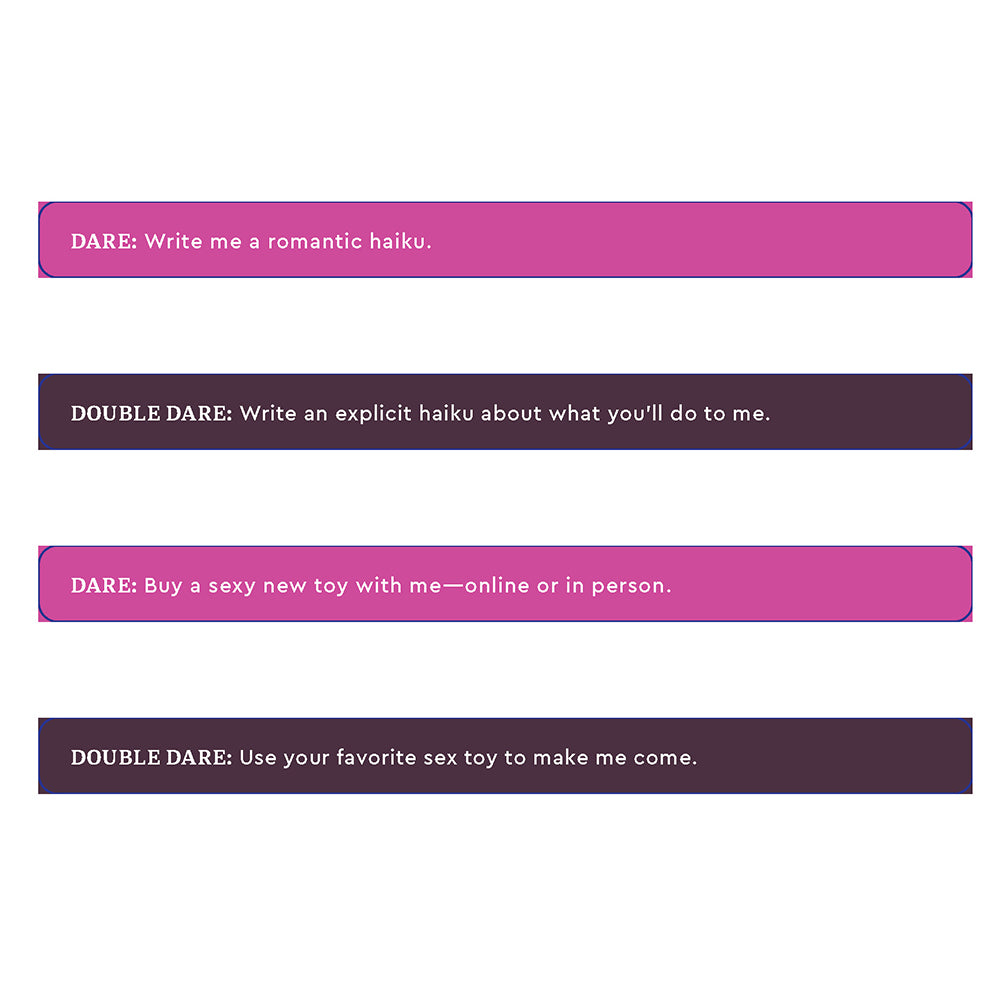 SEXY DARE OR DOUBLE SEXY DARE: PICK-A-STICK