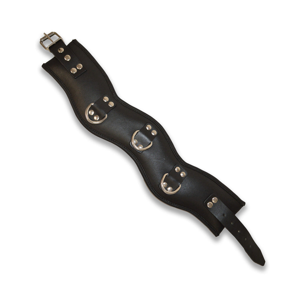 PROWLER RED LEATHER POSTURE COLLAR L/XL